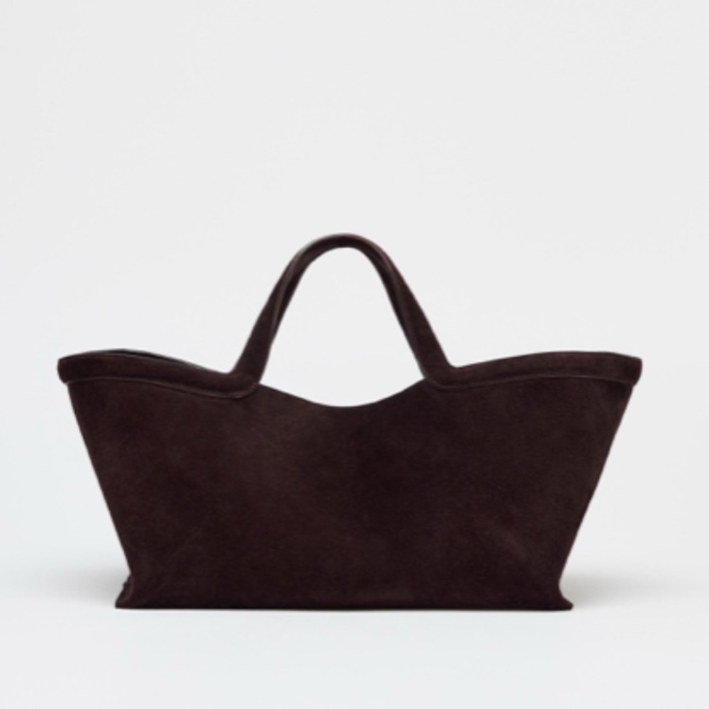 Zara Elongated Suede Shopper